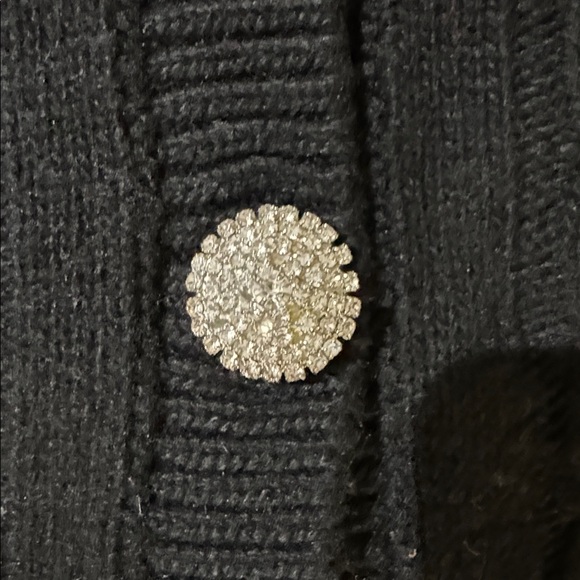 Ronny Kobo Collection Black Knit Cardigan - Picture 9 of 12